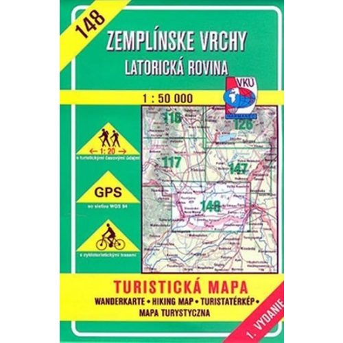 148. Bodrog és Latorca környéke turista térkép VKÚ 1:50 000 