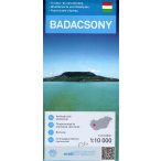   Badacsony térkép, Badacsony turista és várostérkép Térképskála  1:10 000 