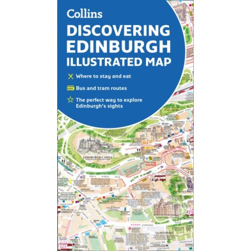 Edinburgh várostérkép, Edinburgh térkép Collins 1:9 000 