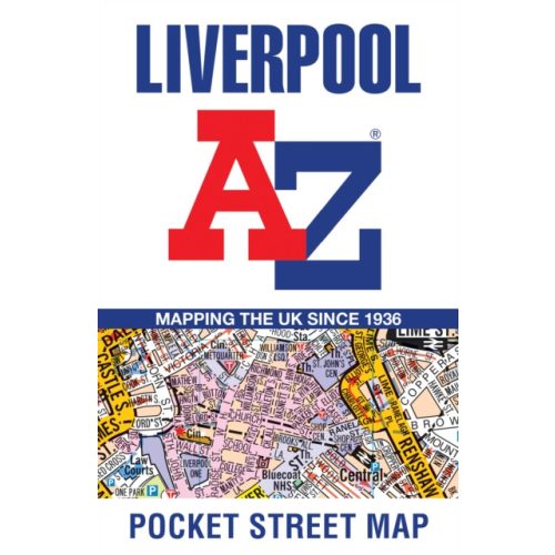 Liverpool térkép Liverpool város térkép AZ kiadó