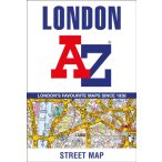   London térkép AZ kiadó London belváros térkép, zsebtérkép 1:17 500