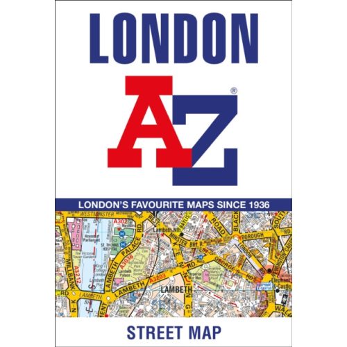 London térkép AZ kiadó London belváros térkép, zsebtérkép 1:17 500