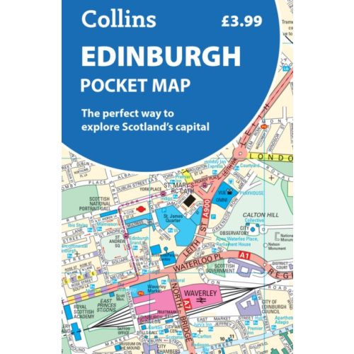 Edinburgh térkép, Edinburgh  várostérkép Pocket Map : The Perfect Way to Explore Edinburgh 2024.
