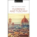   Florence Tuscany Firenze Toszkána útikönyv DK Eyewitness Guide, angol 2019, Firenze útikönyv