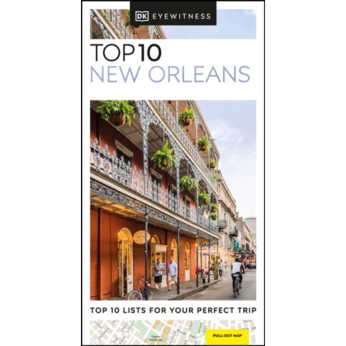 New Orleans útikönyv Top 10 DK Eyewitness Guide, angol 2022