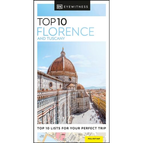 Florence útikönyv, Florence & Tuscany Firenze Toszkána útikönyv Top 10 DK Eyewitness Guide, angol 