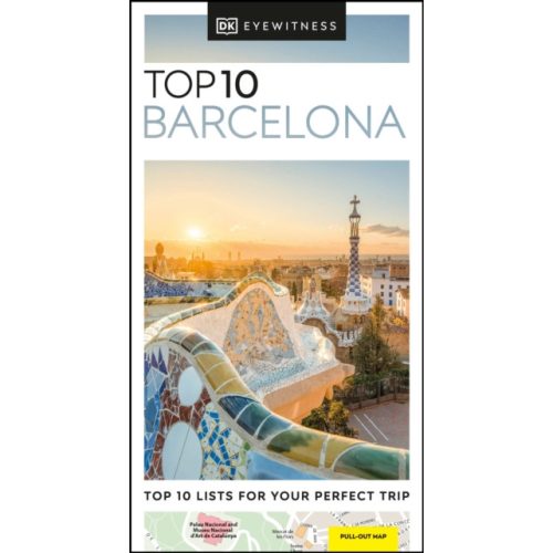 Barcelona útikönyv Top 10 DK Eyewitness Guide, angol 2021