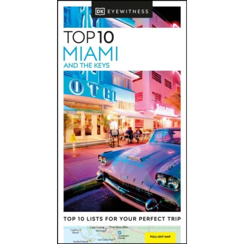 Miami & the Keys útikönyv Top 10 DK Eyewitness Guide, angol  Miami útikönyv 2021