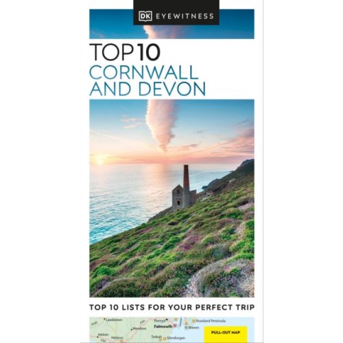 Cornwall and Devon útikönyv Top 10 DK Eyewitness Cornwall útikönyv angol 2022