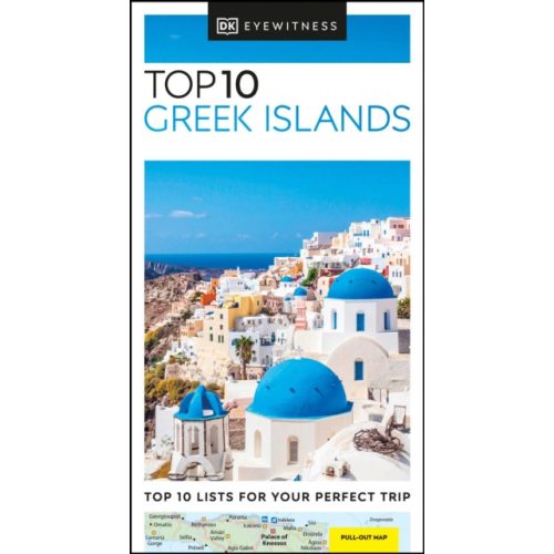 Görög szigetek útikönyv, Greek Islands útikönyv Top 10 DK Eyewitness Guide, angol 2022