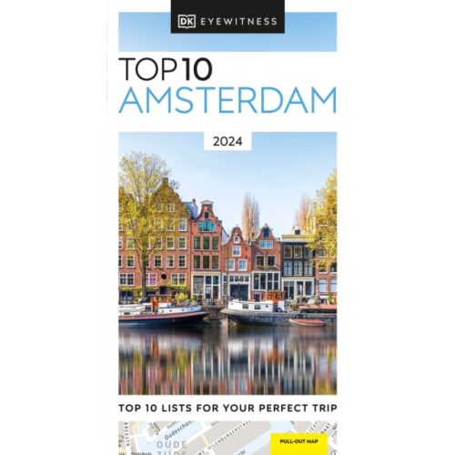 Amsterdam útikönyv Top 10  DK Eyewitness Guide Amszterdam útikönyv angol 2023-24
