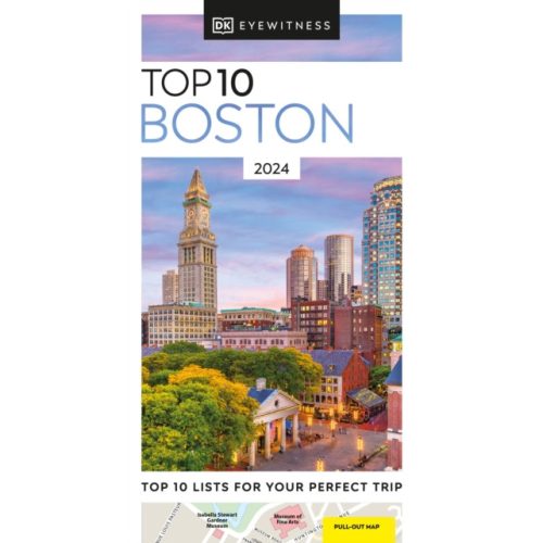 Boston útikönyv Top 10 DK Eyewitness Guide, angol 2023-24
