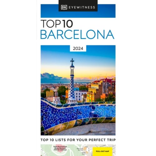 Barcelona útikönyv Top 10 DK Eyewitness Guide, angol 2024