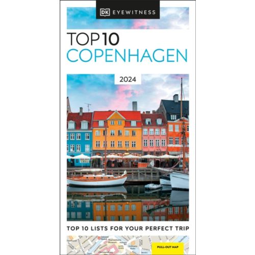 Koppenhága útikönyv, Copenhagen útikönyv Top 10 DK Eyewitness Guide, angol 2023-24