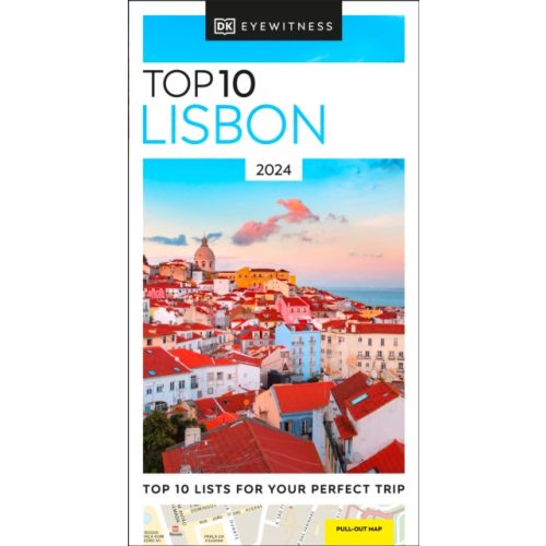 Lisbon Lisszabon útikönyv Top 10 DK Eyewitness Guide, angol 2023