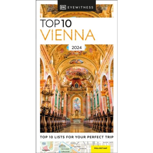 Vienna DK Eyewitness Top 10 Guide, Bécs útikönyv angol 2024.