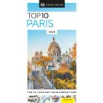   Paris Párizs útikönyv DK Eyewitness Guide Top 10 , angol 2024