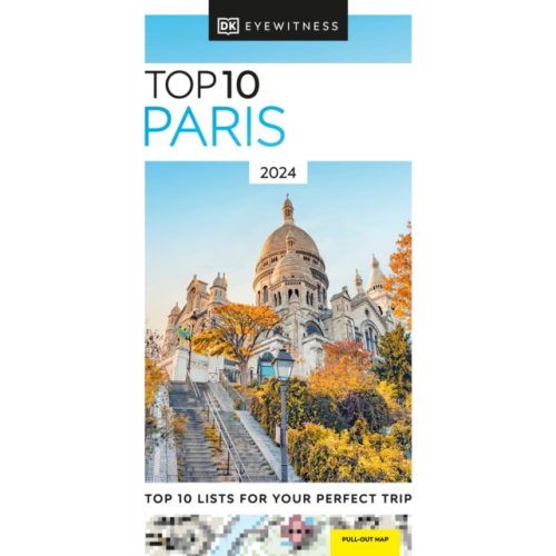 Paris Párizs útikönyv DK Eyewitness Guide Top 10 , angol 2024