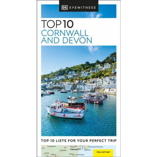 Cornwall and Devon útikönyv Top 10 DK Eyewitness Cornwall útikönyv angol 2024.
