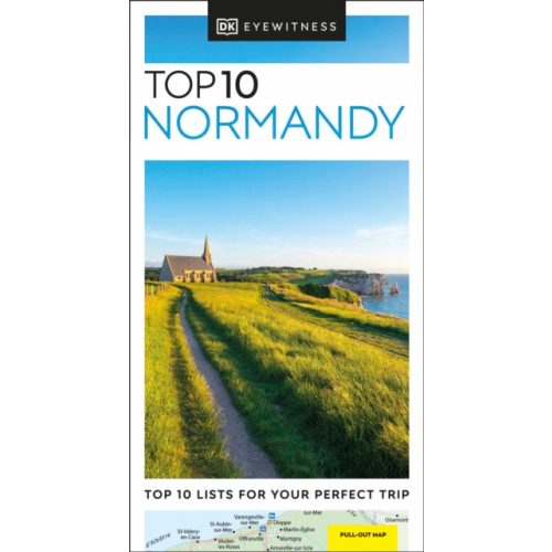 Normandy, Normandia útikönyv Top 10  DK Eyewitness Guide, angol 2024.