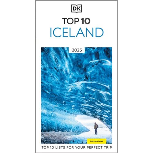 Izland útikönyv, Iceland útikönyv Top 10 DK Eyewitness Guide, angol  2025.