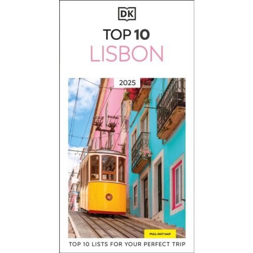 Lisbon Lisszabon útikönyv Top 10 DK Eyewitness Guide, angol 2025.