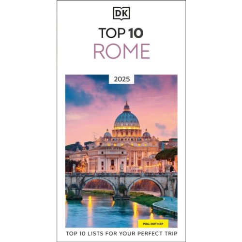 Rome Róma útikönyv DK Eyewitness Top 10 Rome angol 2025.  