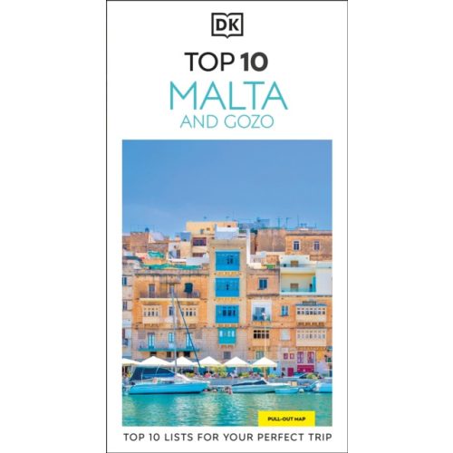 Málta útikönyv, Malta and Gozo útikönyv Top 10 DK Eyewitness Guide, angol 2025.