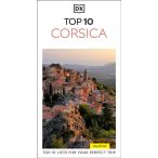   Korzika útikönyv, Corsica útikönyv Top 10 DK Eyewitness Guide, angol  2025.