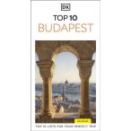  Budapest útikönyv Top 10 DK Eyewitness Guide fóliás kivehető térképppel, angol  2026.