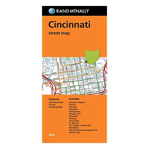 Greater Cincinnati térkép Rand M 