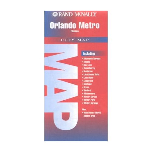 Orlando, Florida térkép Rand M 