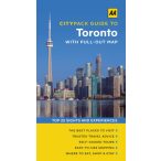   Toronto útikönyv kivehető várostérképpel AA kiadó -  angol