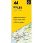   Dél-Anglia, Wales autós térkép AA kiadó Wales  térkép 