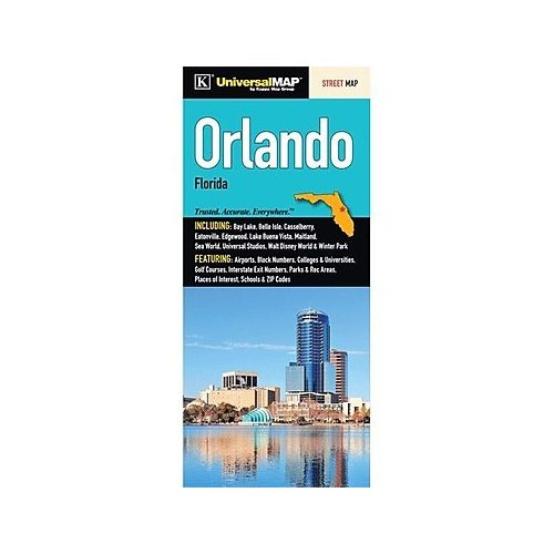 Orlando térkép Universal Map, Florida térkép