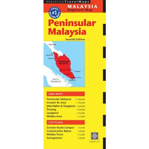 Malaysia térkép Periplus 1:1 200 000