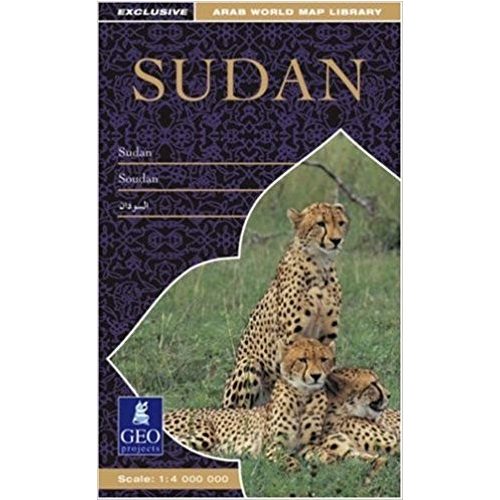 Sudan térkép, Szudán térkép Geo Projekt 1:4 000 000 