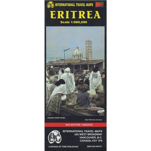 Eritrea térkép ITM 1:900 000 