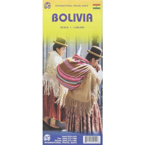 Bolivia térkép ITM 1:1 250 000 