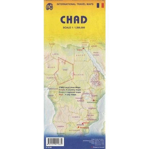 Chad térkép ITM 1:500 000 