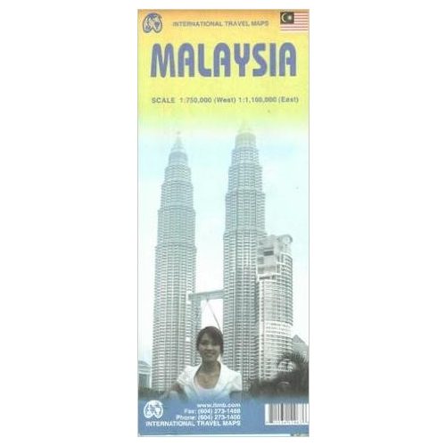 Malaysia térkép ITM 1:750 000,1:1 100 000 