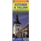   Észtország térkép ITMB  1:400 000, 1:8000 Estonia / Tallinn térkép