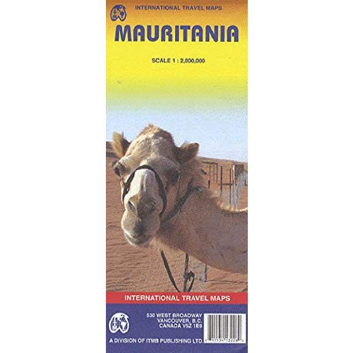 Mauritánia térkép ITM 1:2 000 000 Mauritánia autós térkép