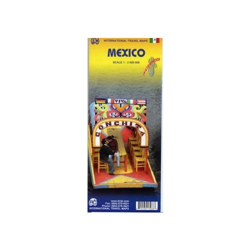 Mexico térkép ITM 1:2 000 000  Mexikó térkép 