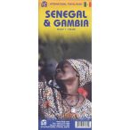   Gambia térkép, Senegal térkép ITM 1:340e Szenegál térkép, Banjul, Dakar, Ile de Gorée
