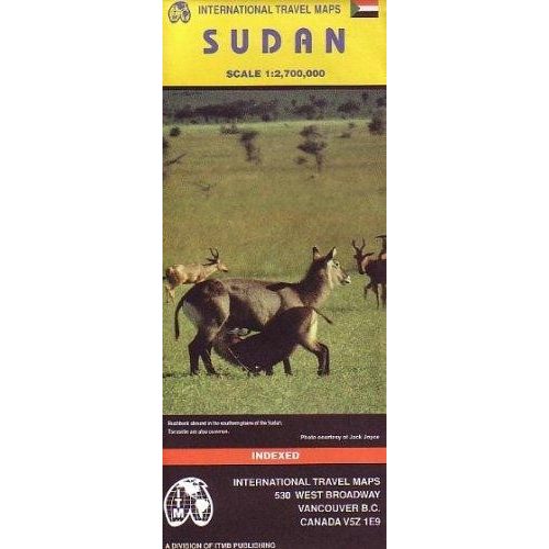 Sudan térkép, Szudán térkép ITM 1:2 700 000 