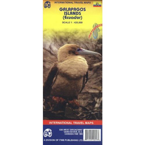 Galapagos térkép ITM Galapagos-szigetek, Ecuador térkép 1:420 000 