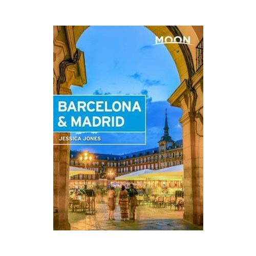 Barcelona & Madrid útikönyv Moon, angol (First Edition)