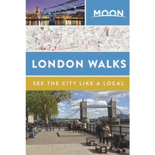 London útikönyv, London Walks útikönyv Moon, angol 