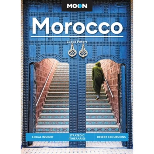 Morocco útikönyv Moon,  Marokkó útikönyv angol 2023.